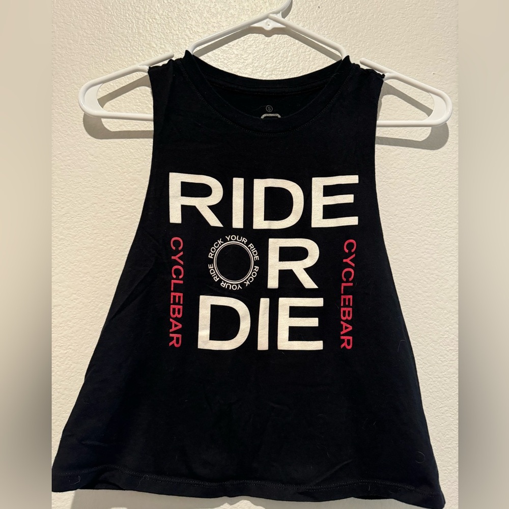 CycleBar Cropped Muscle Tank